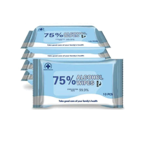 Alcohol Anti Bacterial Wipes