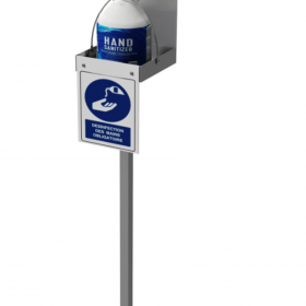 Multi Function Hand Sanitizer Dispenser Stand